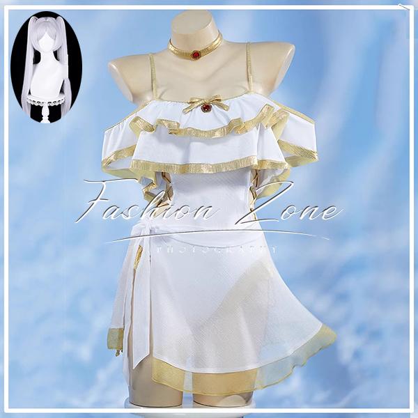 激安販売!葬送のフリーレン 風 フリーレン 水着 コスプレ衣装 ウィッグ cosplay ハロウィン 演出服 変装