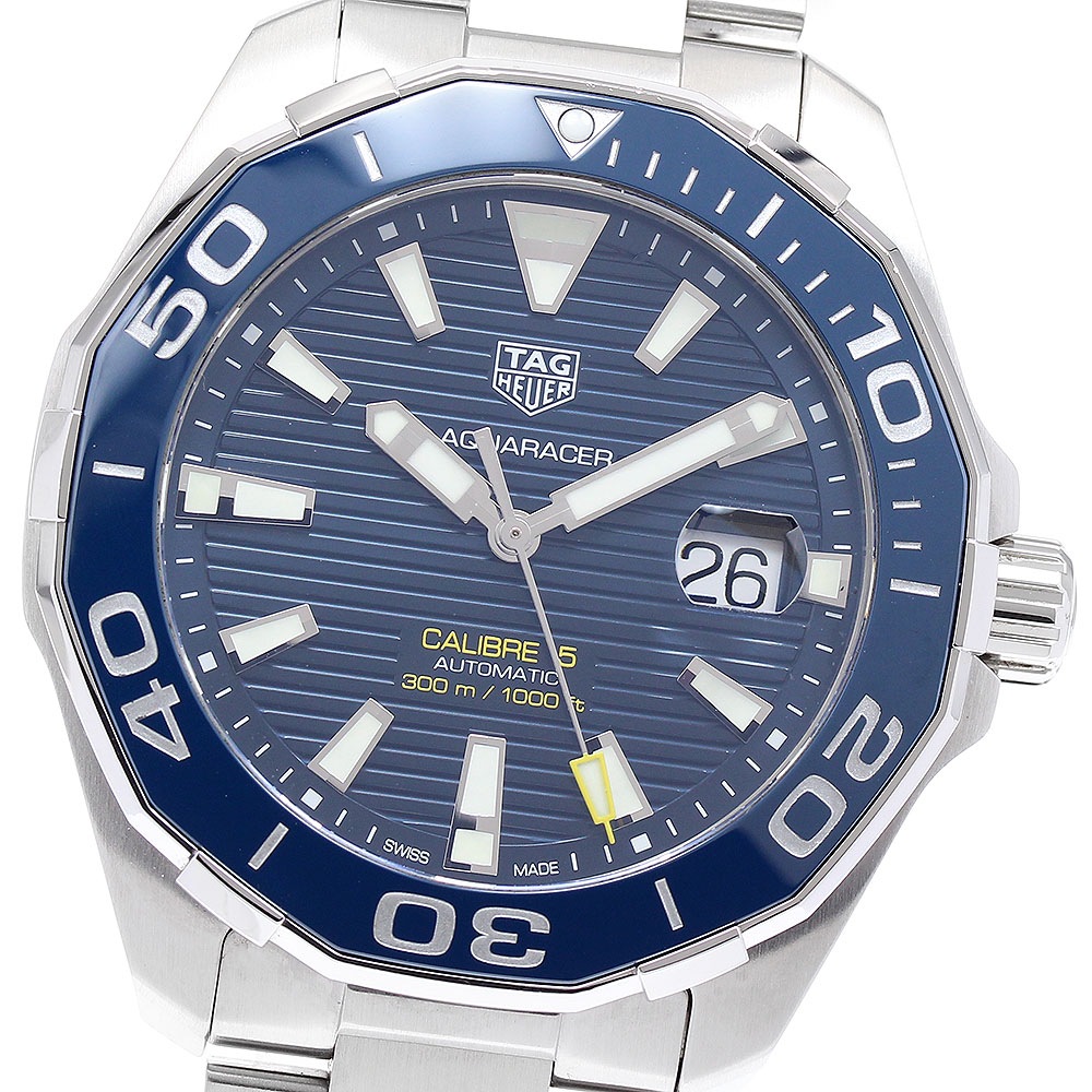 タグホイヤー TAG HEUER WAY201B アクアレーサー キャリバー5 デイト 自動巻き メンズ _890437【中古】