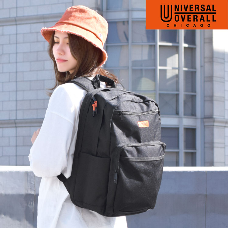 リュック 大容量 UNIVERSAL OVERALL ユニバーサルオーバーオール リュックサック レディース 大容量 A4 30L メンズ 黒 茶色 PC収納 オレンジ