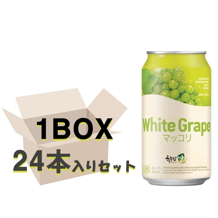 麹醇堂 米マッコリマスカット　350ml　24缶 5,742円