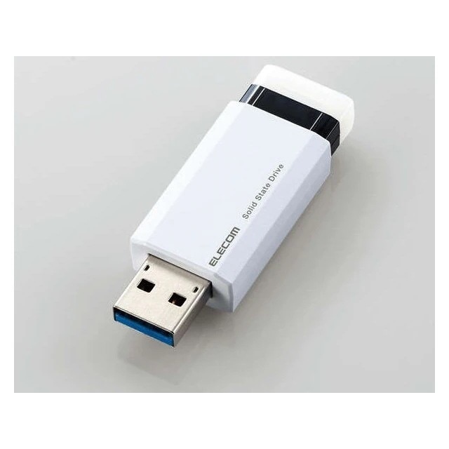 ESD-EPK0250GWH [ホワイト] 外付SSD/ノック式/USB3.2(Gen2)250GB