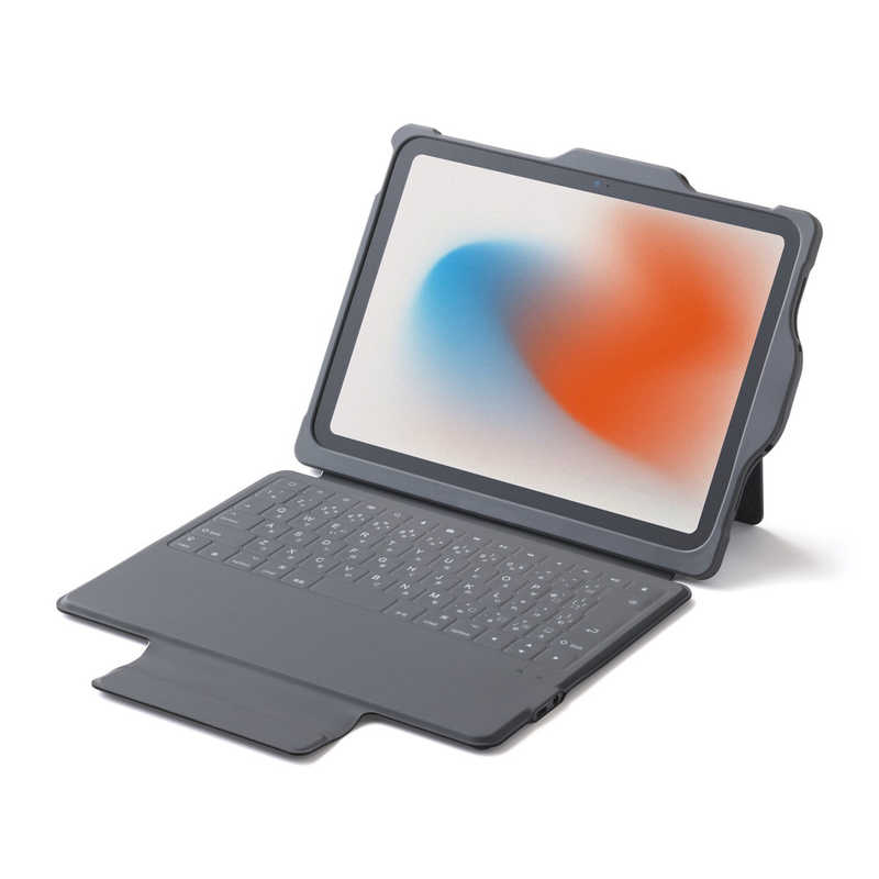 プリンストン　GIGAスクール向け iPad(A16/第10世代)用キーボードケース　PTA-IPD10KC-GY/1Y