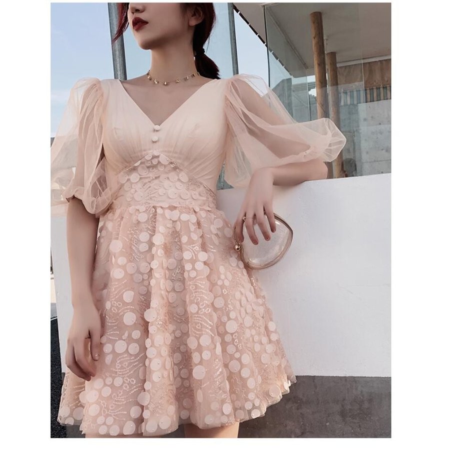 パーティードレス 10代 20代 30代 40代 ワンピース 披露宴 ミモレ丈ドレス フォーマル お