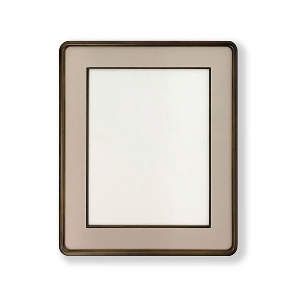 角が丸い色紙額 布マット木製色紙額 隅丸布マット色紙6号（410x318mm） 日本製 グレー