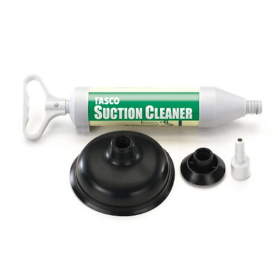 他サイト： イチネンTASCO TA918SS 真空式パイプクリーナー 【トイレ 洗面 台所 ドレンホース のつまり用】【エア コンの水漏れにも】ラバーカップ サクションポンプの商品画像