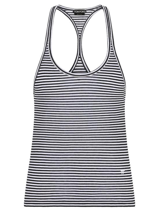 TOMFORD Women Tops TSJ634 JEX187 NWA BLACK WHITE