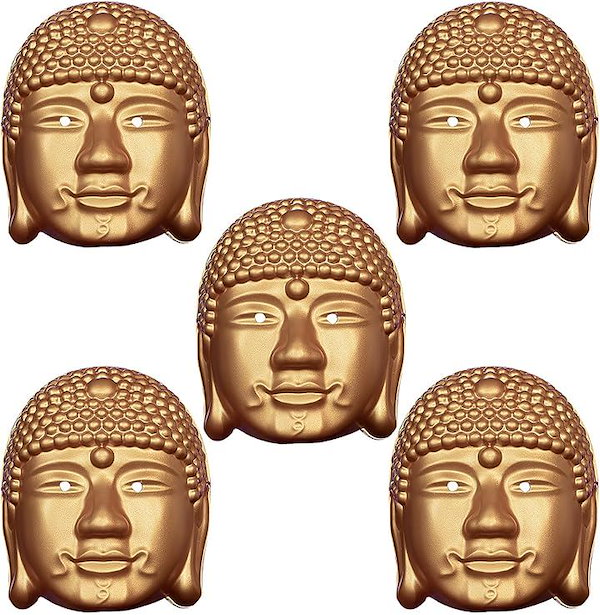 Qoo10] 大仏 お面 おもしろ 被り物 ブッダ マ