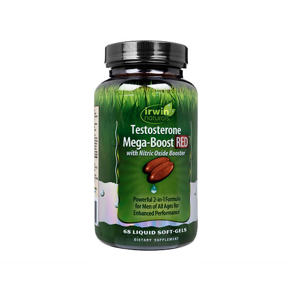 IrwinNaturals テストステロンメガブーストレッド 68錠 1本 アーウィンナチュラルズ Testosterone Mega-Boost RED 海外発送 日時指定不可 国際郵便発送