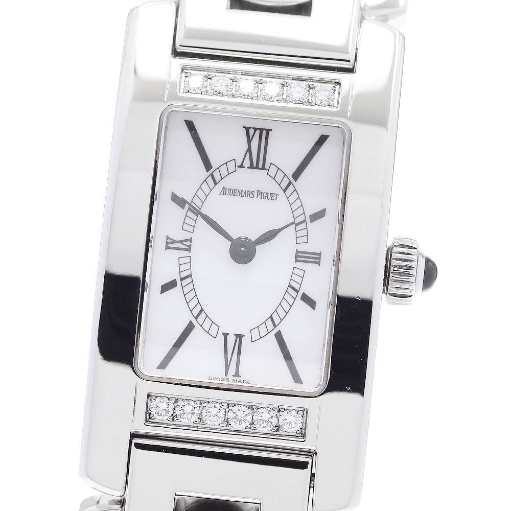 オーデマ・ピゲ AUDEMARS PIGUET 67259ST プロメッセ ダイヤ クォーツ レディース 良品 内箱付き_884008【中古】