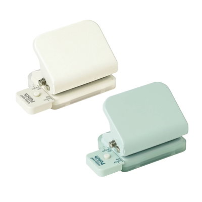 他サイト： ルーズリーフパンチ 6穴式 ホワイト コンパクト ソニック SP-8701-Wの商品画像