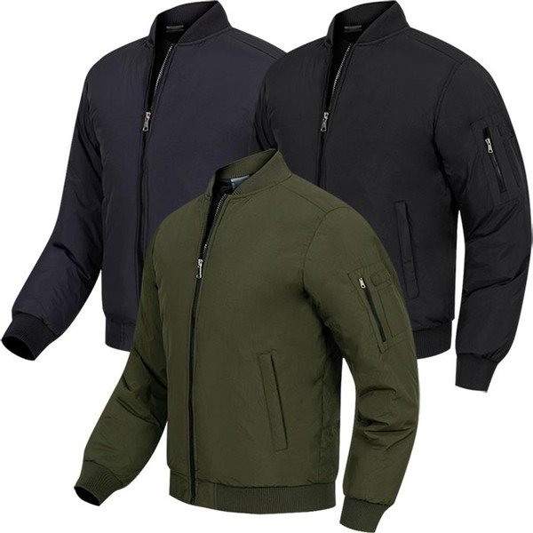 ナイロンベーシック冬航空パディングジャンパー軽量ジャンパー_P349345120