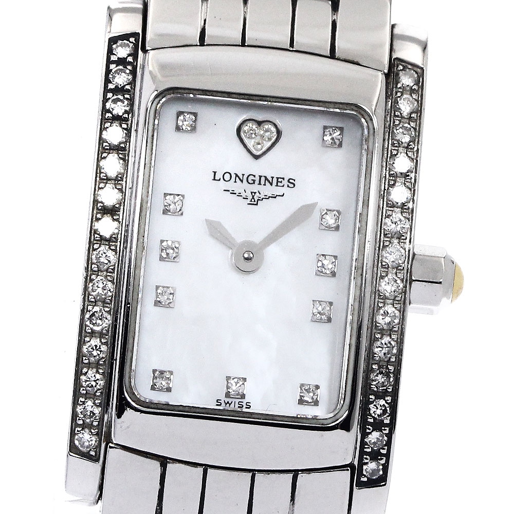ロンジン LONGINES L5.158.0 ドルチェヴィータ サイドダイヤ クォーツ レディース 良品 _791871【中古】