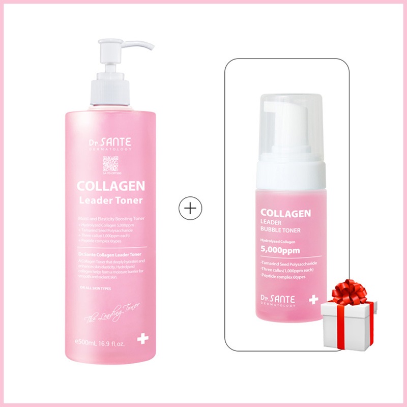 【韓国正規品】コラーゲンリーダートナー500ml+追加100ml+泡空き瓶+サンプル追加贈呈/シワ改善/ハリ/コラーゲン/鎮静/アンチエイジング/敏感肌用(+サンプル追加贈呈)