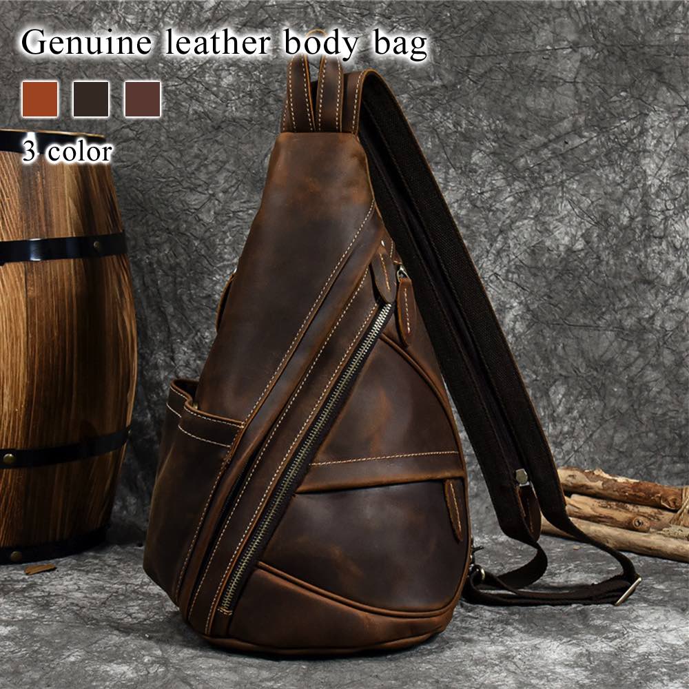 ボディバッグ メンズ 本革ボディバッグ 秋 ウエストバッグ バッグインバッグ ショルダーバッグ スポーツ 大きめ 革 ハイ おしゃれ ブランド かっこいい 防水 きれいめ 40代 おすすめ 大容量 3