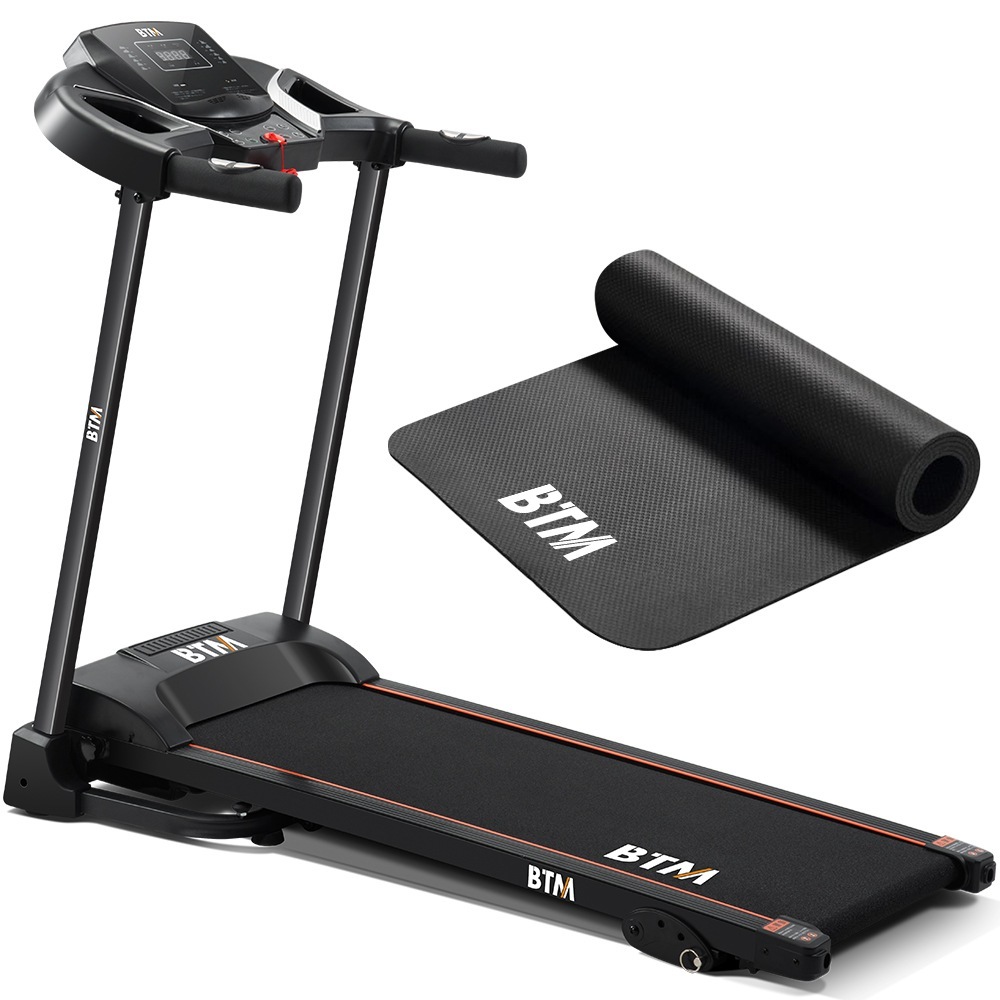ランニングマシン 時速112km マット付き 電動ルームランナー 角度調整付き 三段USB充電機能