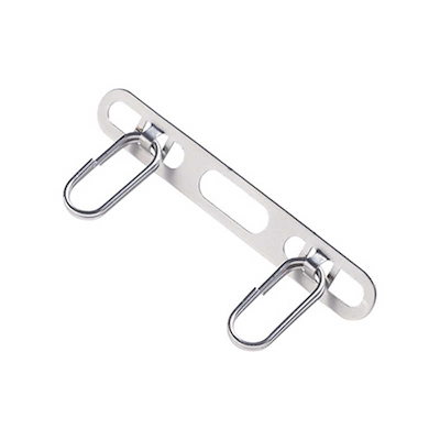 他サイト： HAMEE　iFace Hang and ストラップホルダー ダブルリング iFace シルバー　41-978771の商品画像