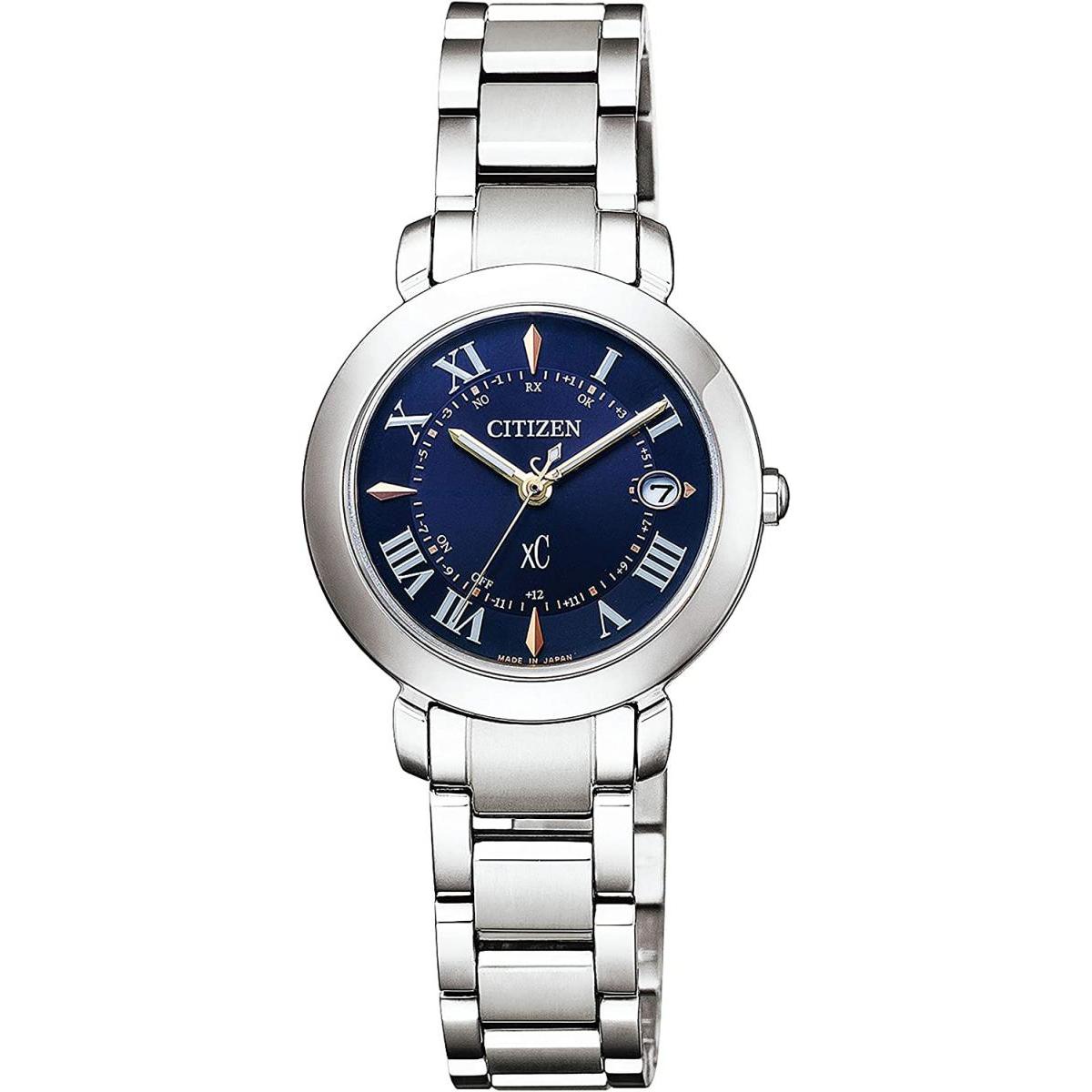 CITIZEN(シチズン) xC クロスシー hikari collection ES9440-51L　シルバーネイビー レディースウォッチ 腕時計 光発電 エコドライブ