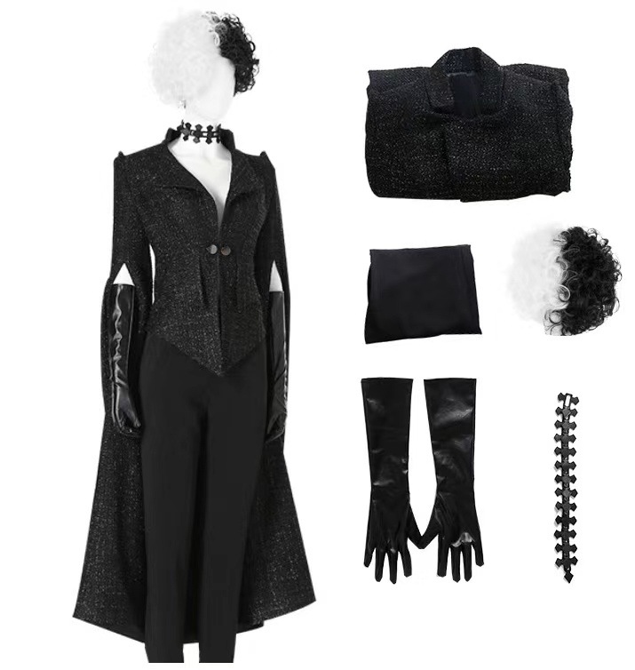 クルエラ ロキ Cuella クルエラドヴィル コスチューム コスプレ変装 仮装 衣装 パーティー イベント用品