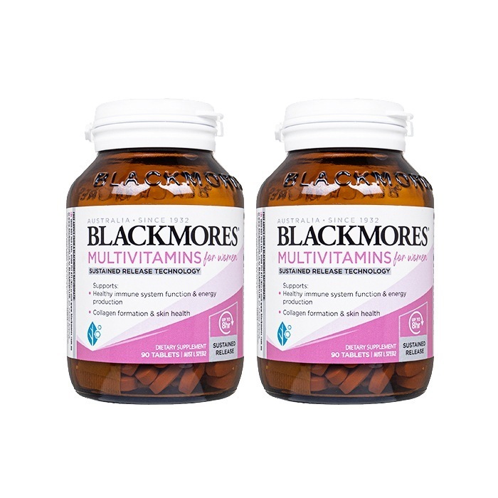 【使用期限：2025年11月】マルチビタミン フォーウィメン 90錠 2本 ブラックモアズ Blackmores 女性向けサプリメント 海外直送 ヤマト国際便発送 日時指定不可 8,041円