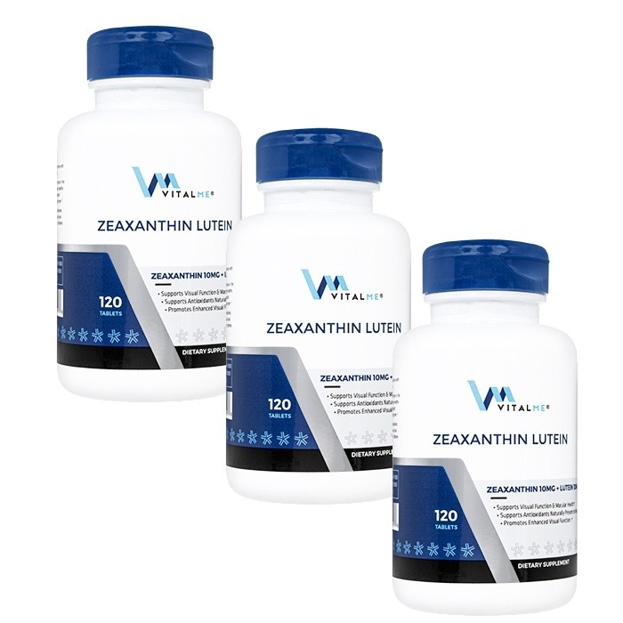 バイタルミー　ゼアキサンチンルテイン 120錠　3本 海外発送便商品：日時指定不可　国際書留郵便発送