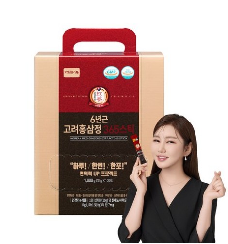 正源参 6年根高麗紅参365本 100食分*1セット /高麗人参 / 高麗人参 スティック