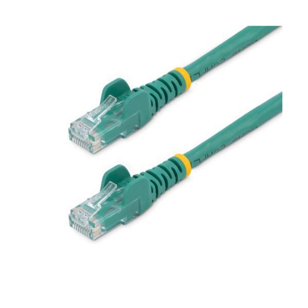 （まとめ） StarTech.com カテゴリ6 LANケーブル RJ45モールドコネクタ 2m グリーン N6PATC2MGN 1本 [x3セット]