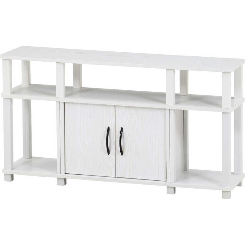 不二貿易　フィット ハイTVラック オークホワイト　52268