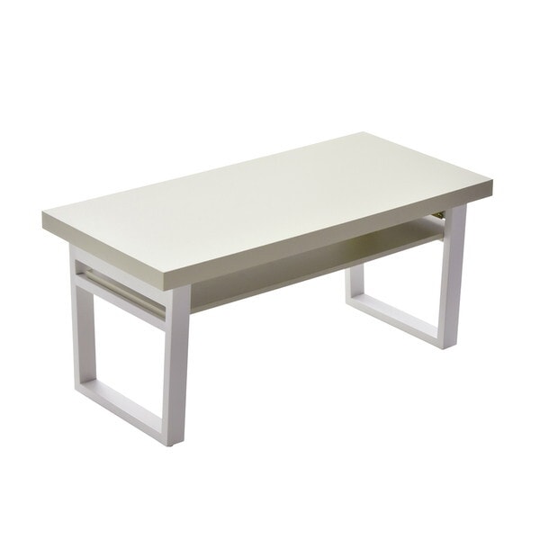 B.Bファニシング NKTB0265MOBEG ベージュ Noko 棚付きフォールディングテーブル メーカー直送