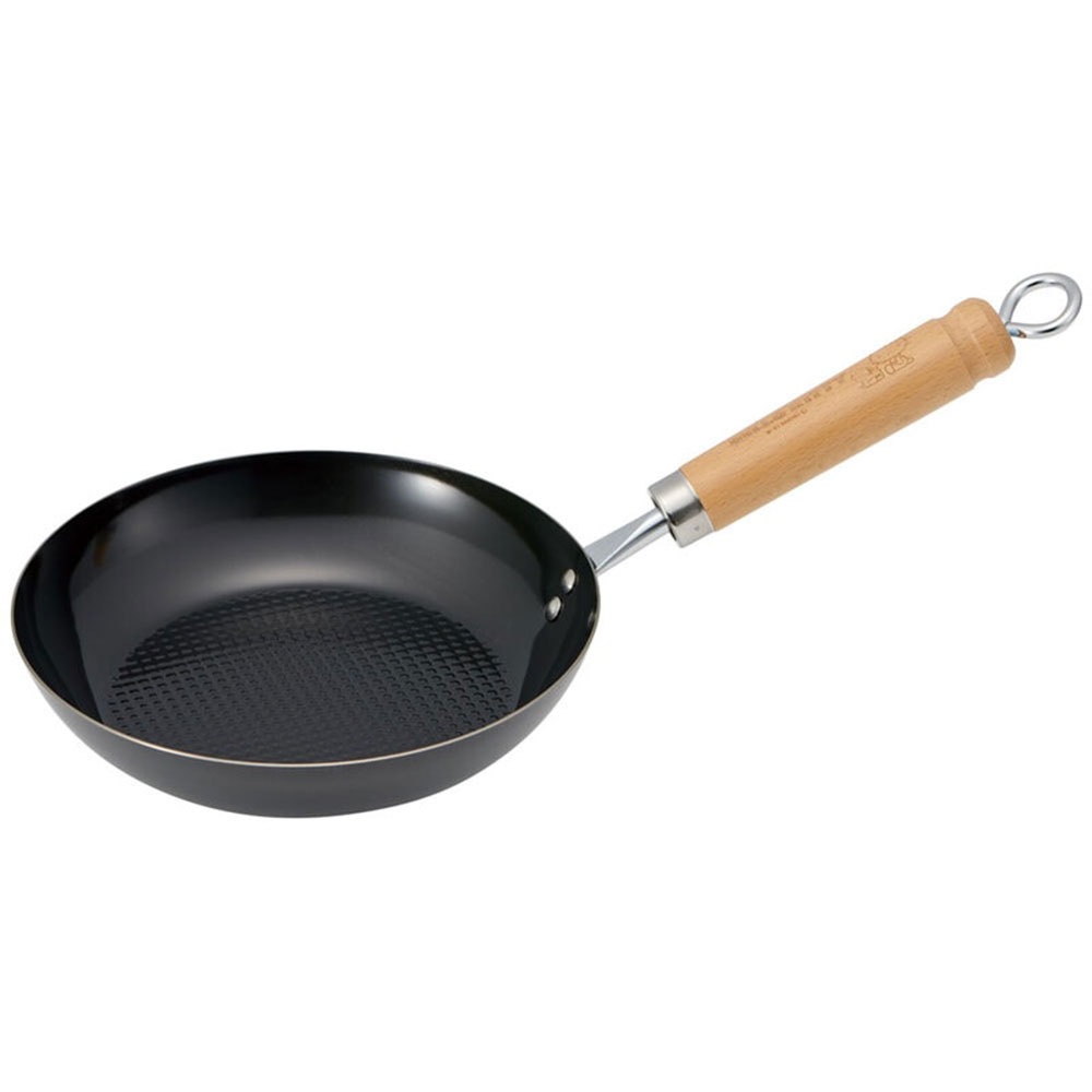 フライパン 鉄製 IH対応 20cm エンボス 鉄フライパン 調理器具 料理 調理 ガス火対応 直火 ガス IH 対応 キッチン用品 お手入れ簡単 から焼き不要 鉄分補給 IRFP20