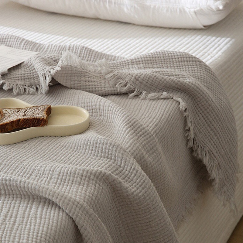 和風綿四重ガーゼケットサマータオルキルトソファブランケットエアコンブランケット綿お昼寝ブランケットサマークールキルト