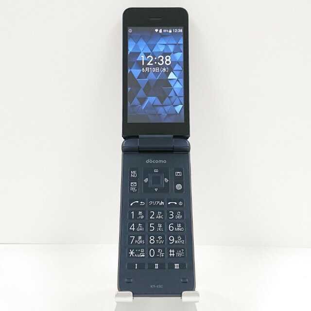 DIGNO ケータイ カメラレス KY-43C ドコモ ブラック 送料無料 本体 c20630 【中古】