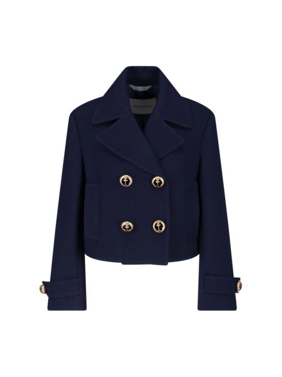 BALENCIAGA Women Jackets A002D7 TUU16 8065 Blue
