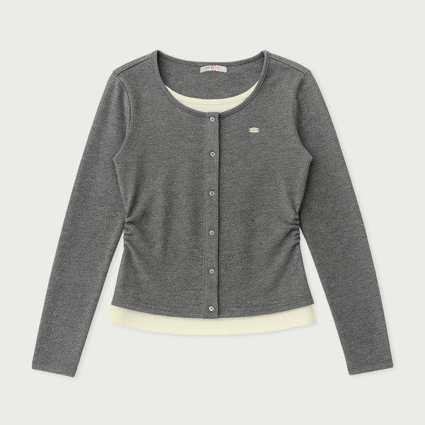 レディースウェールレイヤードボタンカーディガン10560-131-204-12-055_us 4,555円