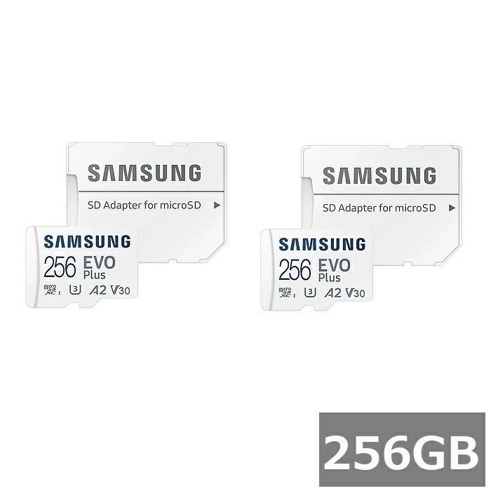 【2セット】 サムスン マイクロSD MicroSDXC MB-MC256SA/KR EVO Plus 256GB アダプター付 Samsung マイクロSDXCカード microSDカード