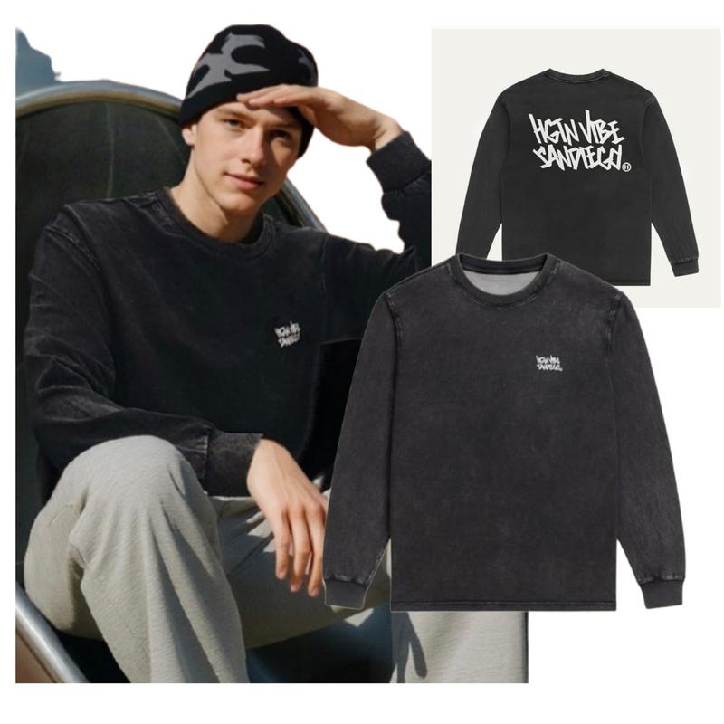 [モダ富平]男性インディゴウォッシュド長袖Tシャツ10530-031-607-45_BP