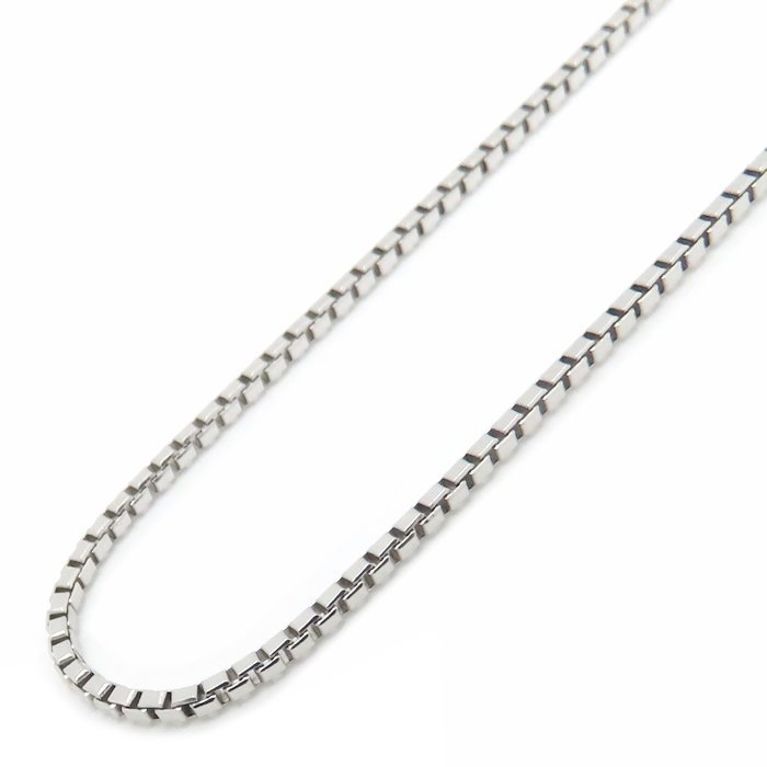 ベネチアンチェーン ネックレス 40cm 5グラム Pt850プラチナ レディース/76436【中古】