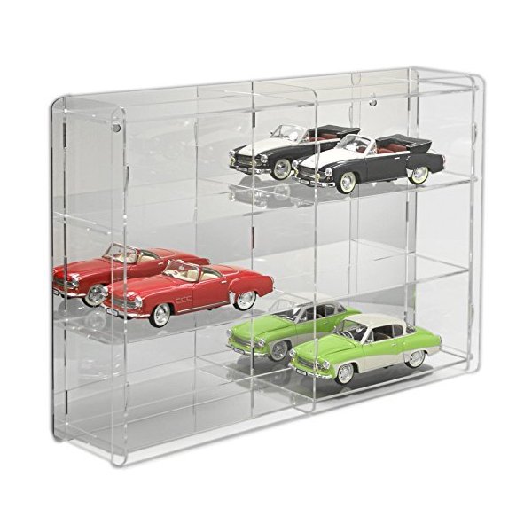 SORA 1/18 Model Car Display Case with mirrored back-panel 並行輸入品その他
