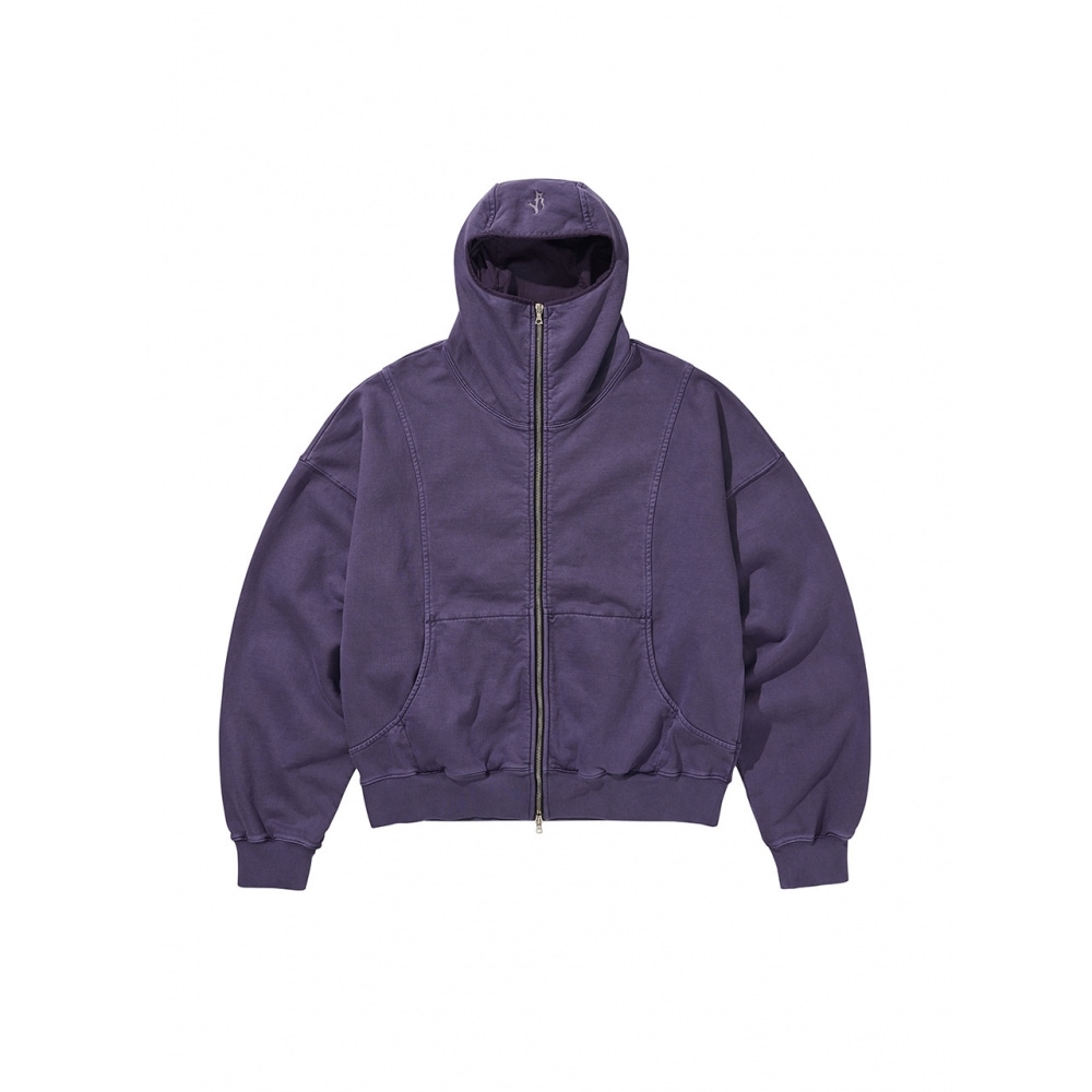 リベレコリア GRZ ジップアップパーカーパープル