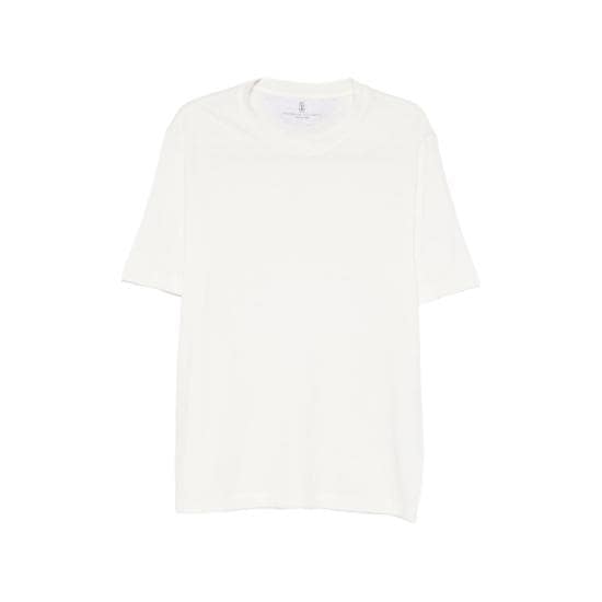 BRUNELLO CUCINELLI Men Tops MW8351308 C828 WHITE