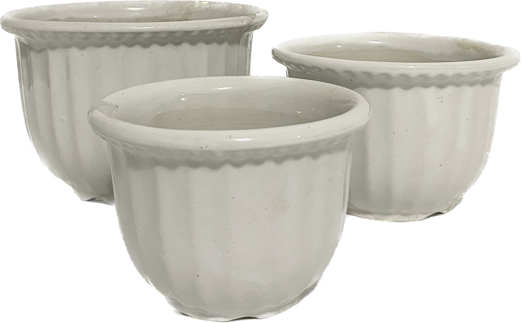 ホワイト鉢植え3種セット