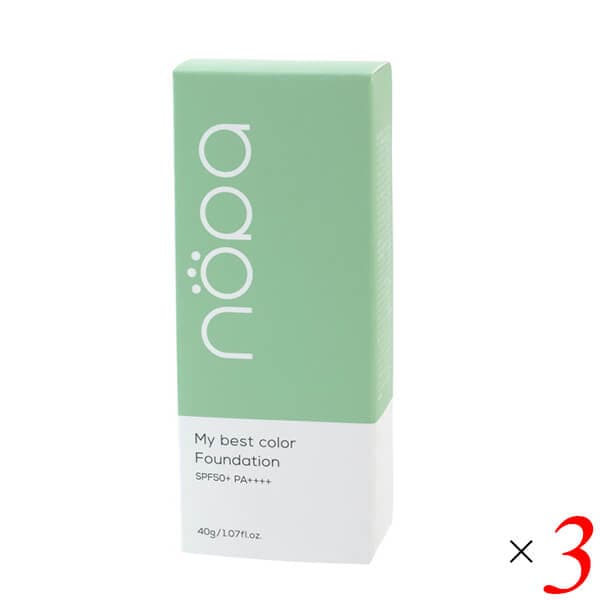 nopa マイベストカラーファンデーション 40g 3個セット