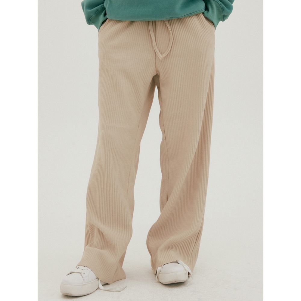 REORG NOI ワイドストリングパンツ イエローベージュ