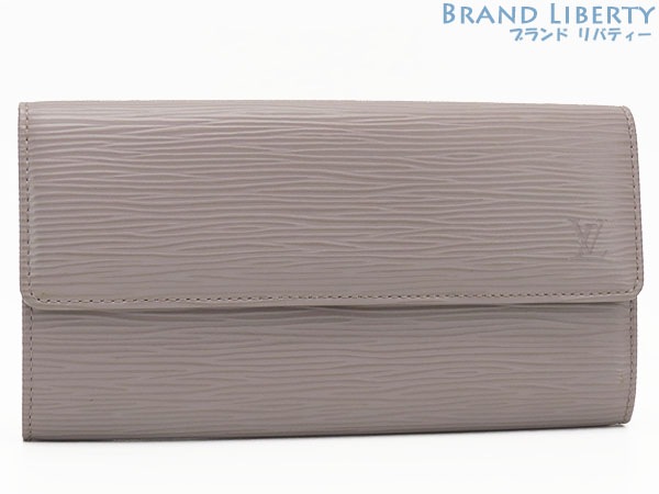 新品同様ルイヴィトンエピポシェットポルトモネクレディ二つ折り長財布サラライラックリラレザーM6357B