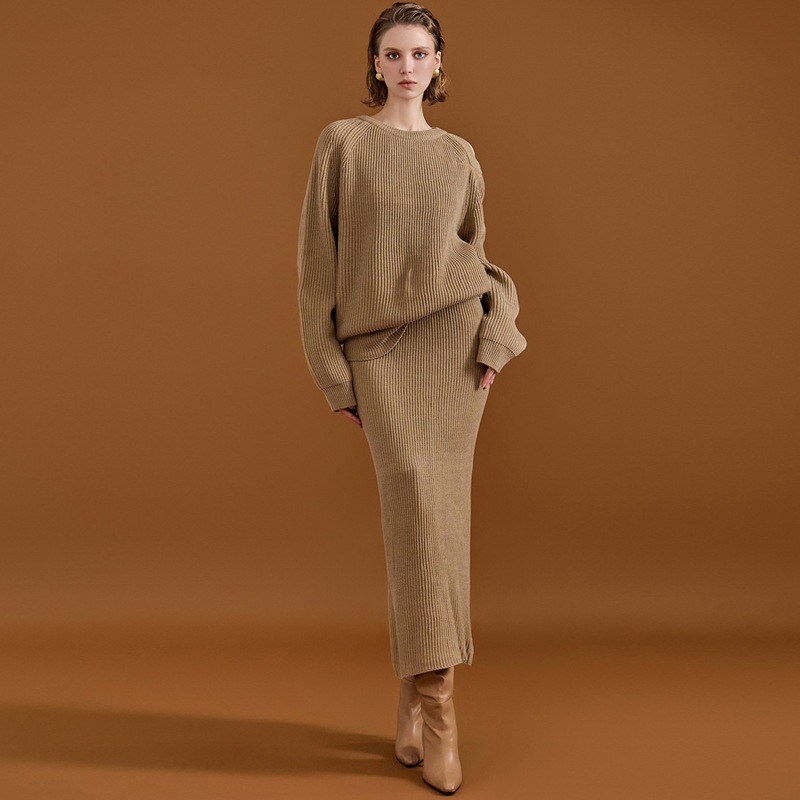 D4351 ニット スカート ツーピース 8,452円