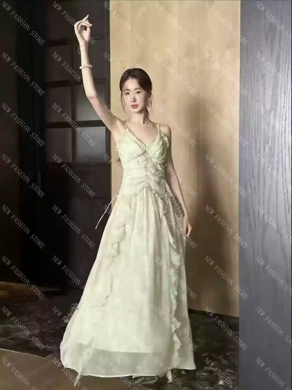 花柄キャミソールワンピース-30