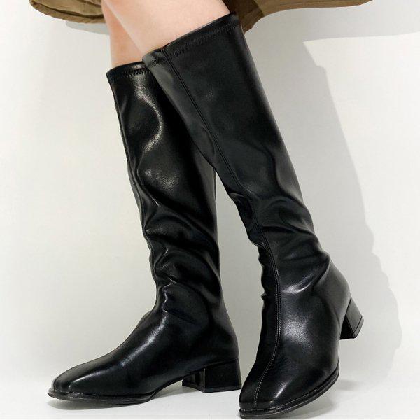 スパンソックス 冬 女性 レディース アンクル ロングブーツ 3.5cm sjly 10178 1_P409796230