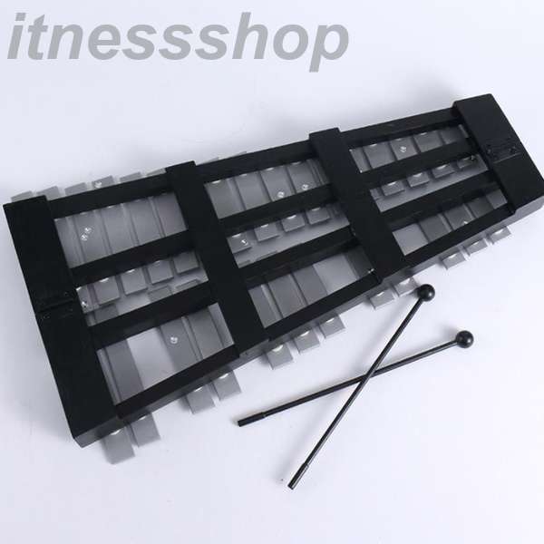 【本日限定激安格】「楽天ランキング入賞」 30音 2-4営業日発送 新品 卓上 鉄琴 マレット 打楽器 収納ケース付き ご自宅など練習に 13音 15音 32音 吹奏楽 黒白鍵盤 折り畳み ばち バッ