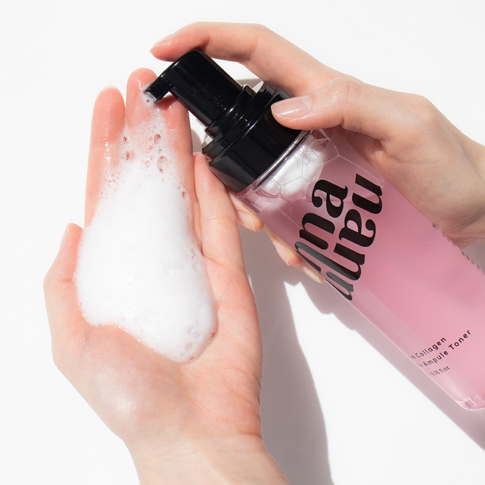 ナンナサーモンコラーゲンしっとり弱酸性バブルアンプルトナー200ml 200ml1個