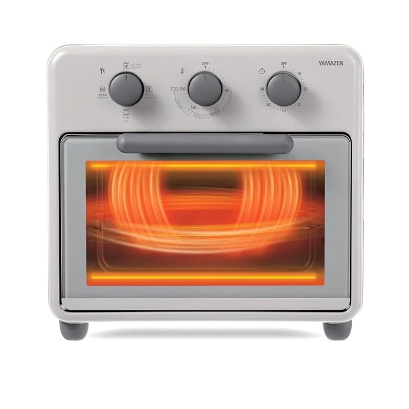 【即納】[山善] トースター オーブントースター ノンフライヤー コンベクションオーブン トースト 2枚焼き Wファン搭載 選べるモード4種 ショコラベージュ YCW-C120(CB)