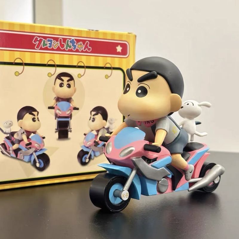バイクフィギュアタイヤ可動アニメモデル箱入り飾り友達へのプレゼント